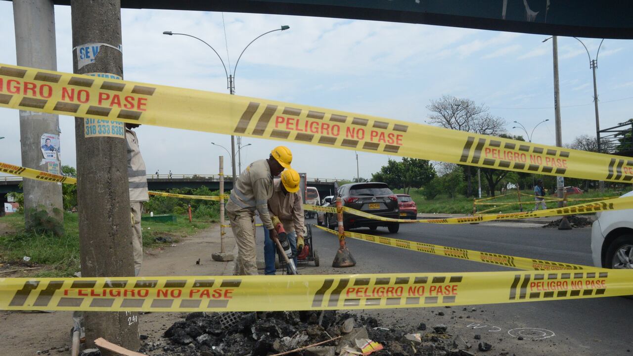 Cali: Infraestructura priorizó vías. ¿Qué obras incumplió? foto José L Guzmán. EL País