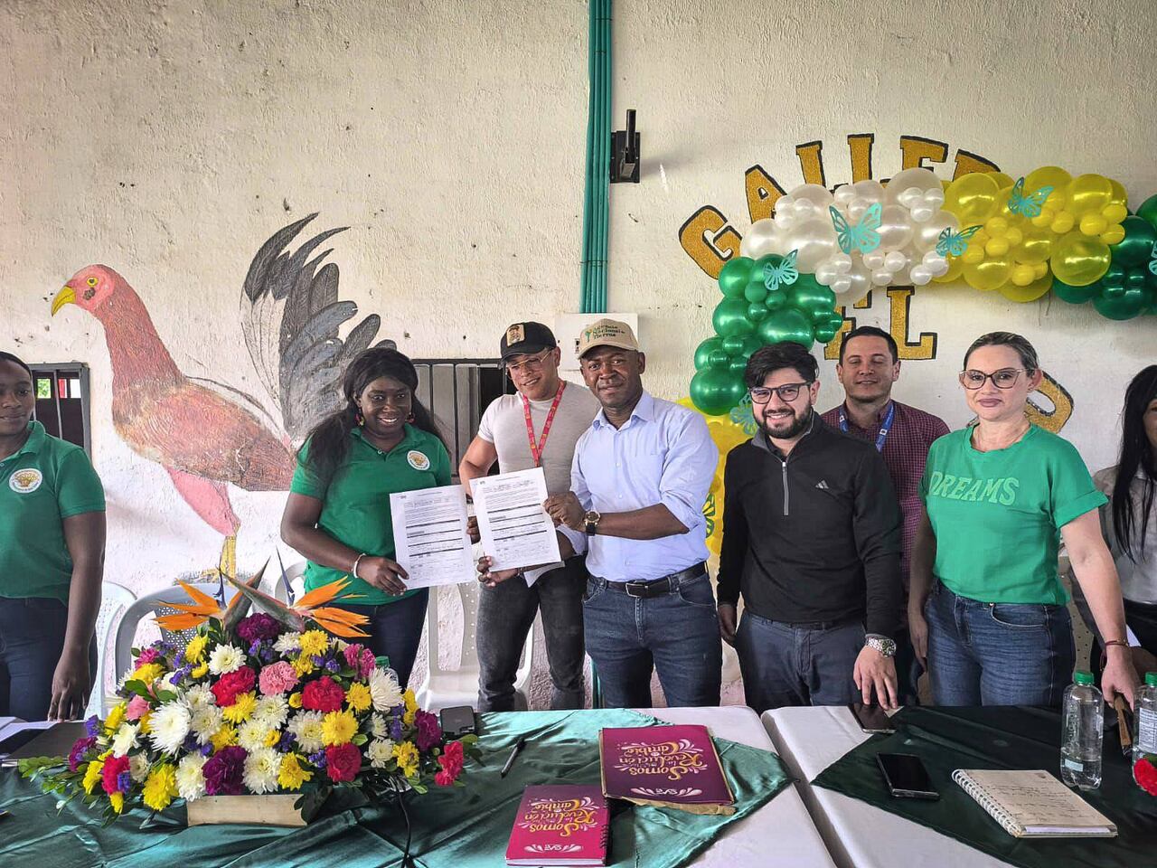 Entrega de tierras al Consejo Comunitario en Jamundí.