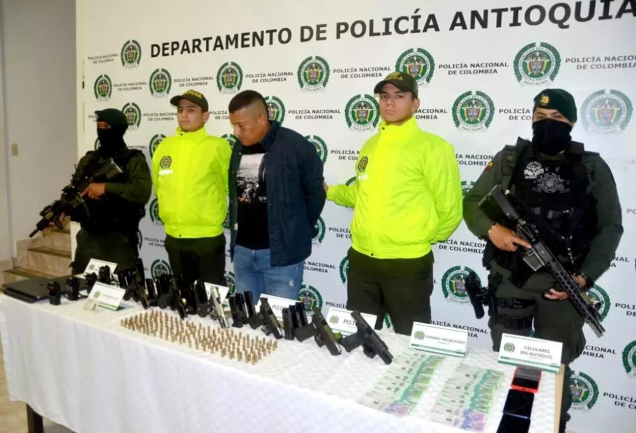 Las autoridades capturaron a alias 'Marcos', cabecilla del Clan del Golfo que promovió paro minero en Bajo Cauca.