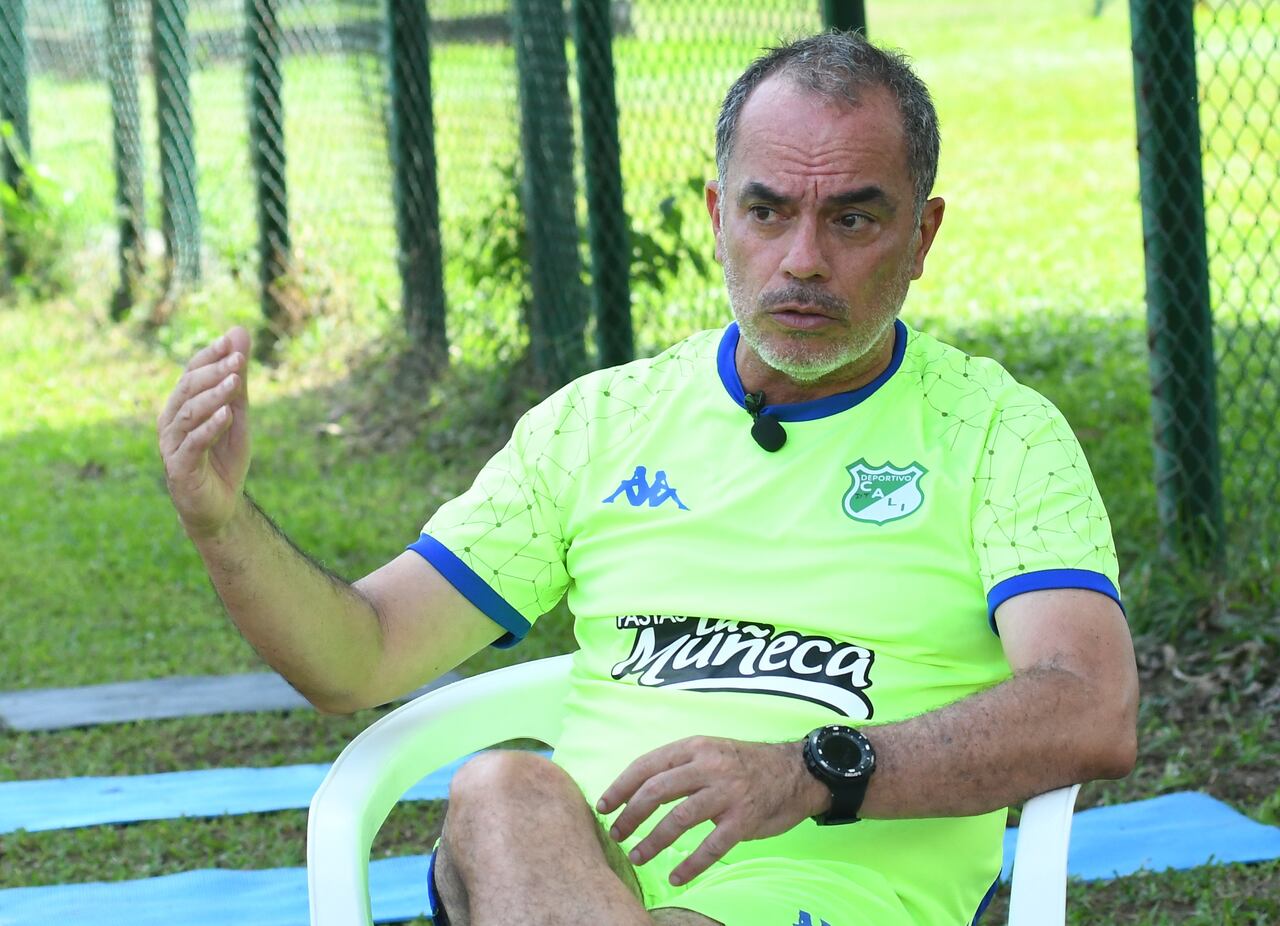 Técnico del de portivo Cali Jaime de la Pava