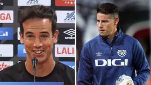 Iñigo Pérez es el técnico de James Rodríguez en Rayo Vallecano.