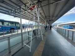 Mantenimiento estación Andrés Sanín del MÍO