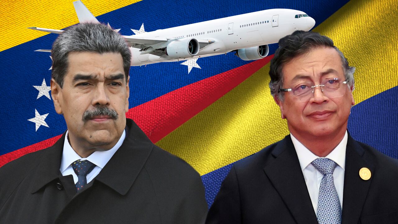 Nicolas Maduro, Gustavo Petro vuelos internacionales