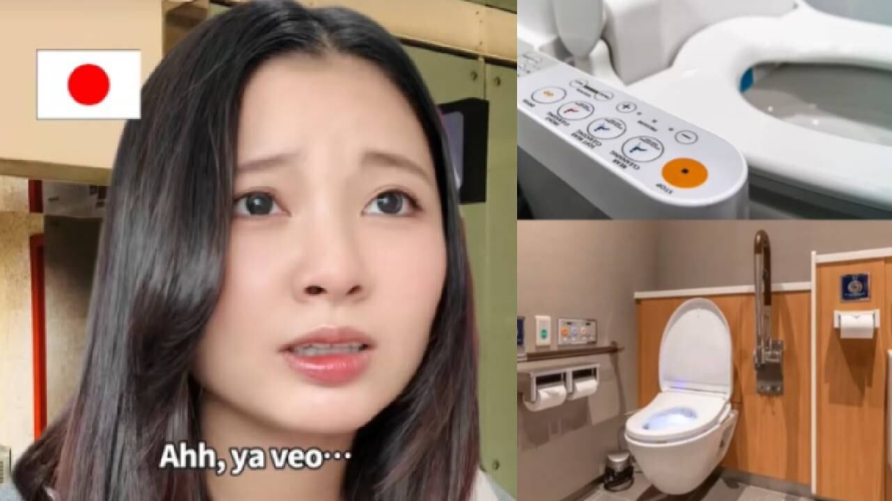Extranjera se sorprendió al usar un baño en Colombia.