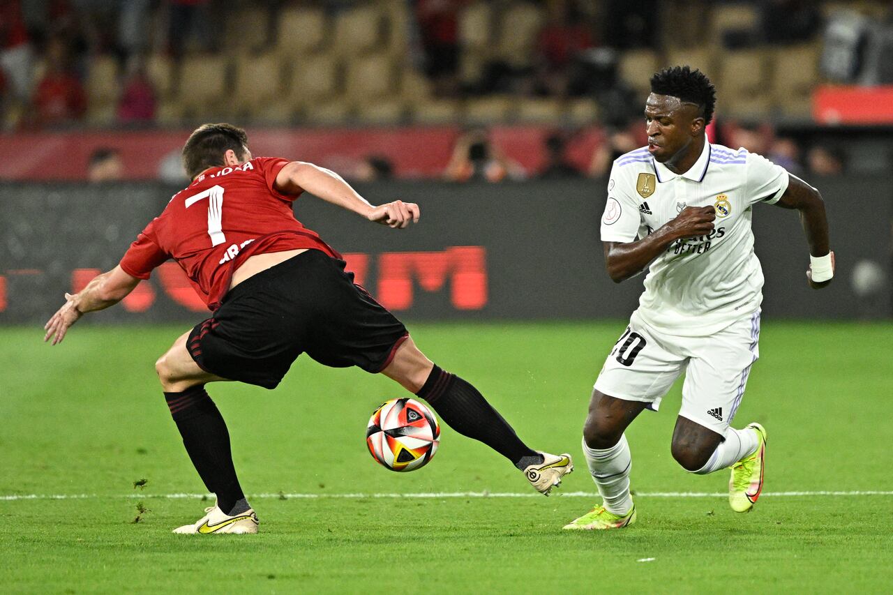 Imagen de la final de la Copa del Rey 2022-2023, entre el Real Madrid y Osasuna en Sevilla.