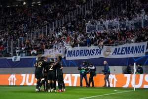 Real Madrid pegó en la ida de los octavos de final de la UEFA Champions League.