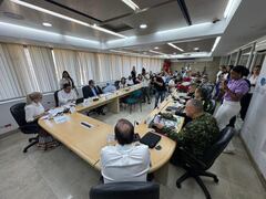 Consejo de seguridad entre la Gobernación del Valle del Cauca y la Alcaldía de Cali.