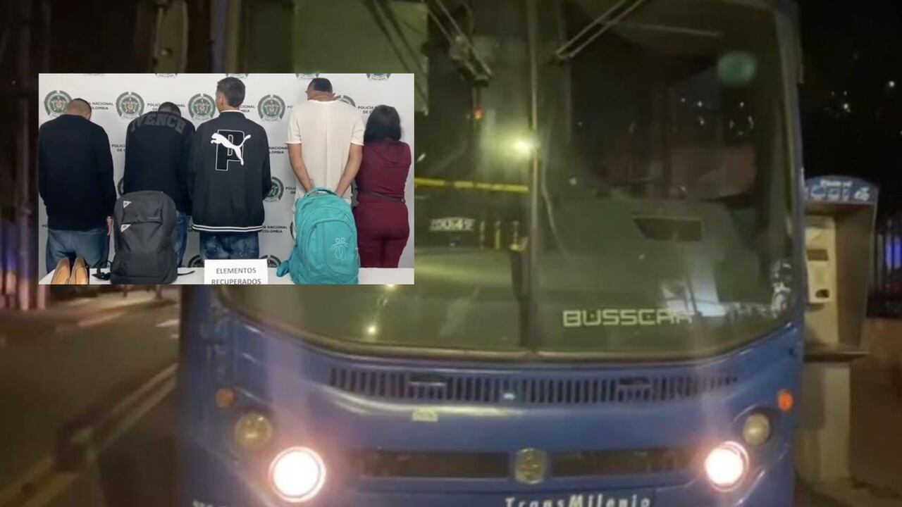 Robo masivo con cuchillos en SITP fue frustrado gracias a maniobra de taxistas