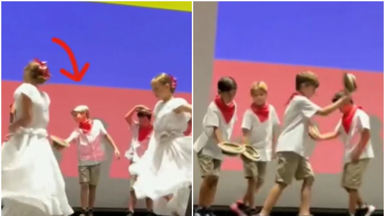 El hijo menor de la cantante colombiana sorprendió con sus pasos de baile y demostró que tiene a Colombia en sus venas.