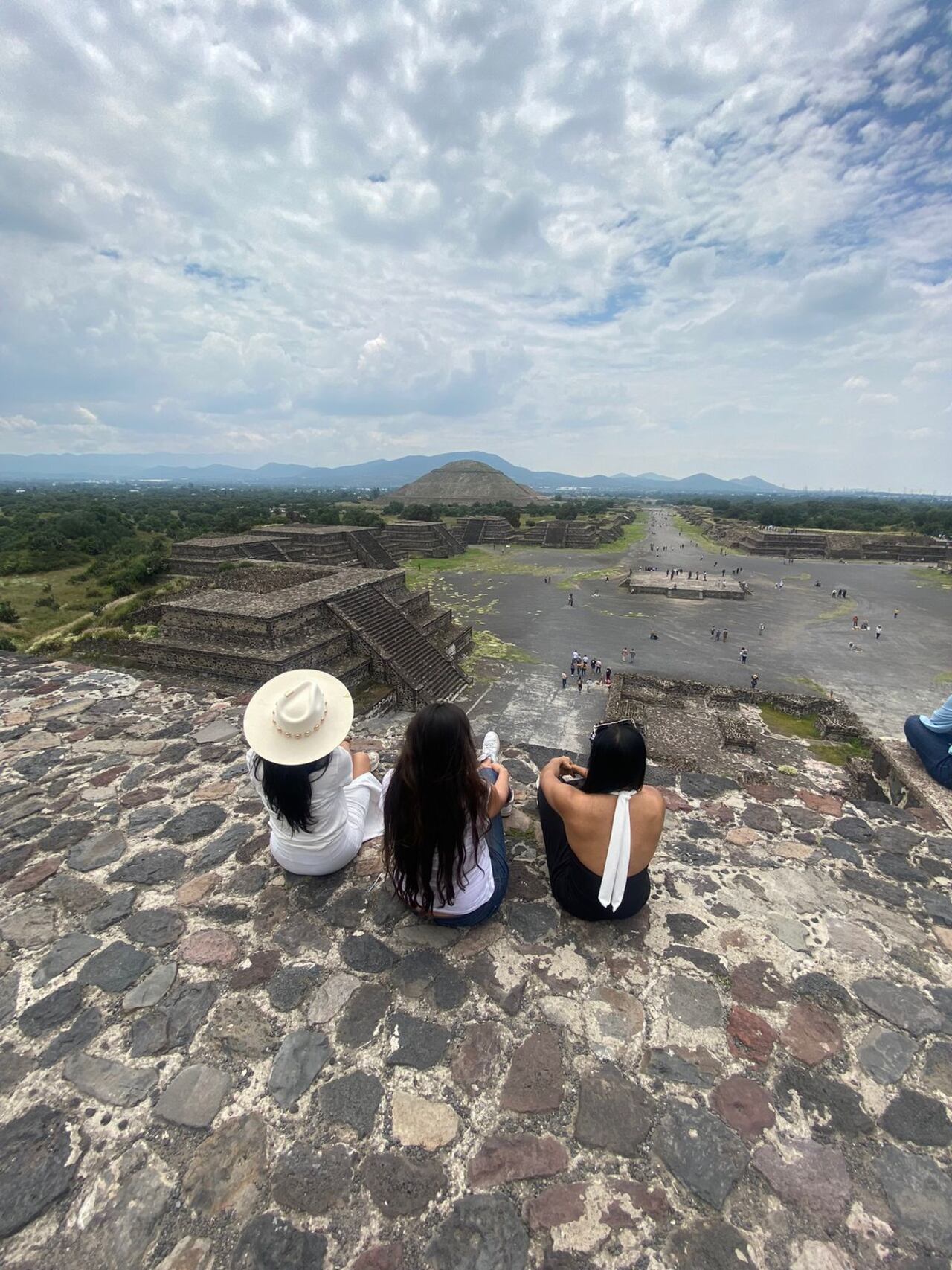 La pirámide de la Luna ofrece una de las vistas más espectaculares de todo el complejo arqueológico.