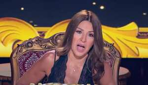 La estrella se mostró muy molesta e incómoda.