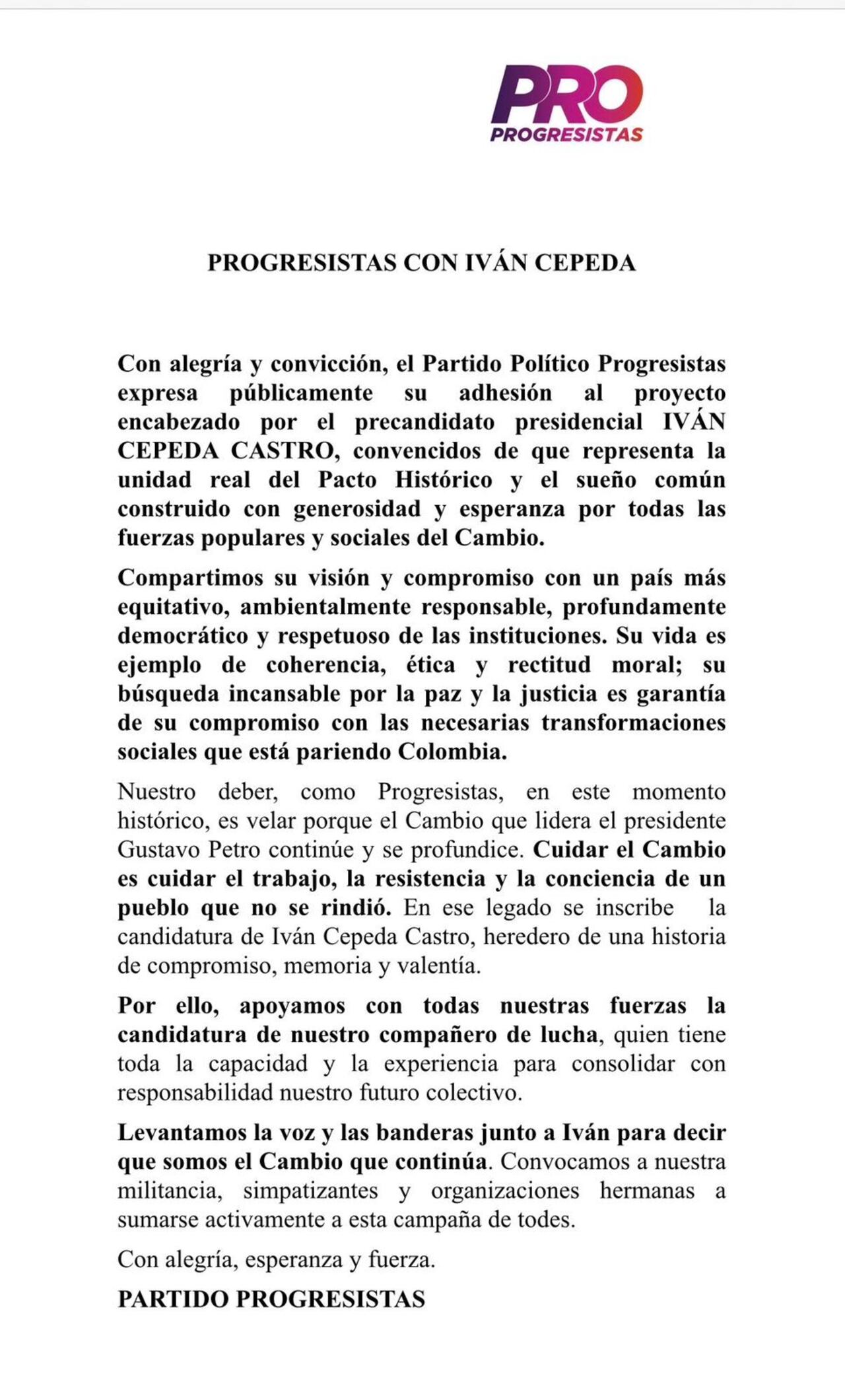 Partido Progresistas