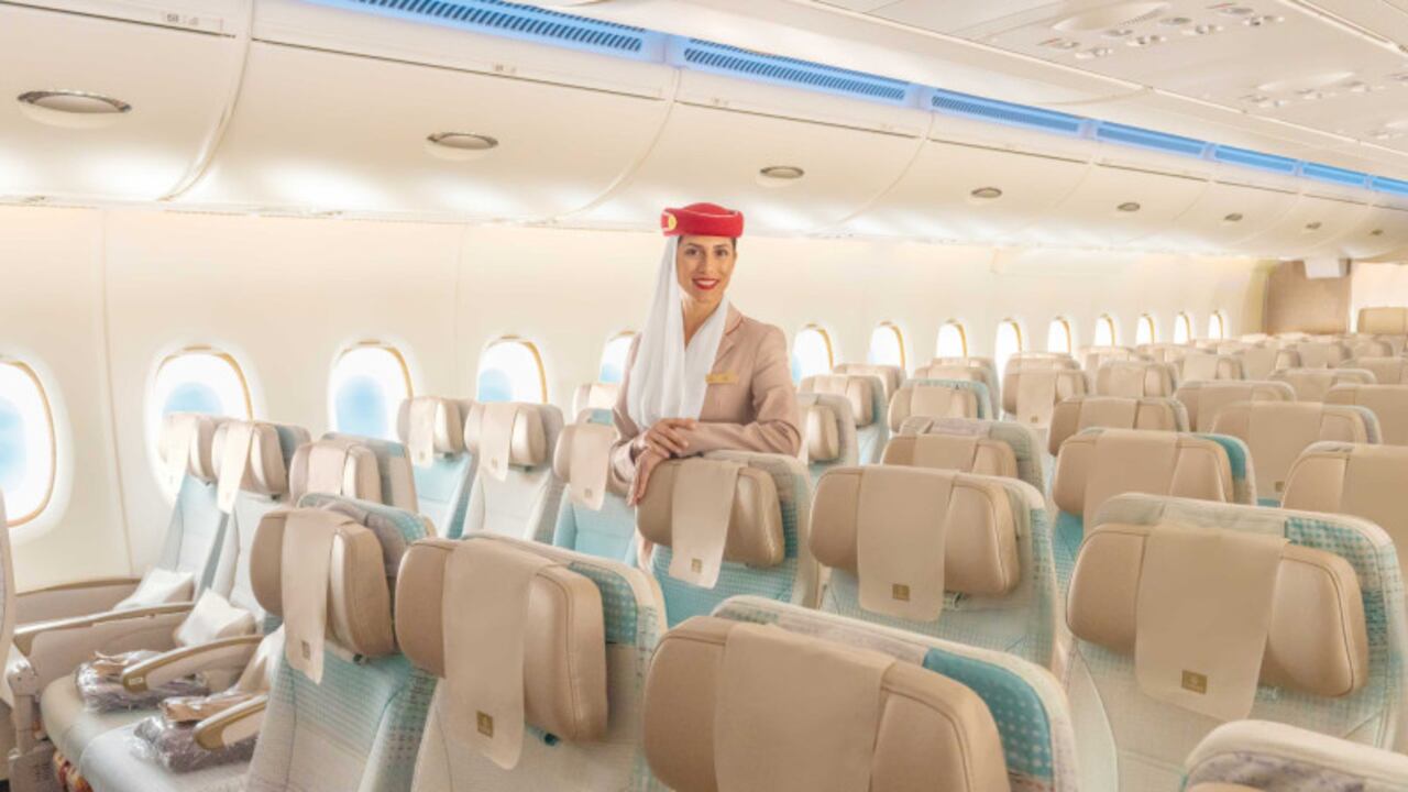 La imagen con la que la aerolínea Emirates saluda a Colombia