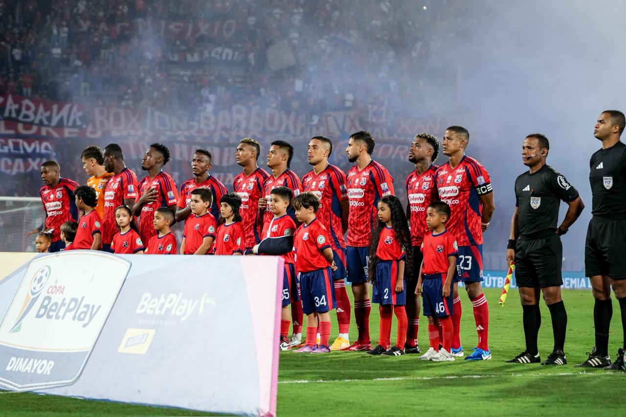 Imagen del partido entre Independiente Medellín y Envigado por la semifinal de vuelta de la Copa Colombia 2025.