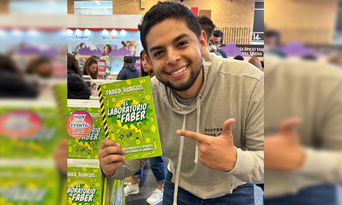 Recientemente, el influencer también publicó su primer libro de experimentos.