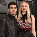 Joe Jonas y Sophie Turner asisten a la 62a Entrega Anual de los Premios Grammy en el Staples Center el 26 de enero de 2020 en Los Ángeles, CA. (Foto de David Crotty/Patrick McMullan vía Getty Images)