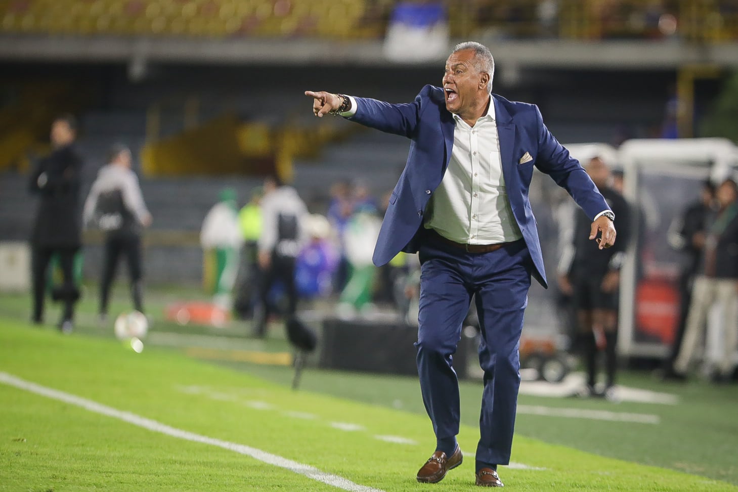 Bogotá. Septiembre 06 de 2025. 
Millonarios FC enfrenta a Independiente Santa Fe, por encuentro válido de la Liga BetPlay II 2025 de la fecha 10, en el Estadio Nemesio Camacho El Campín. (Colprensa - Cristian Bayona).