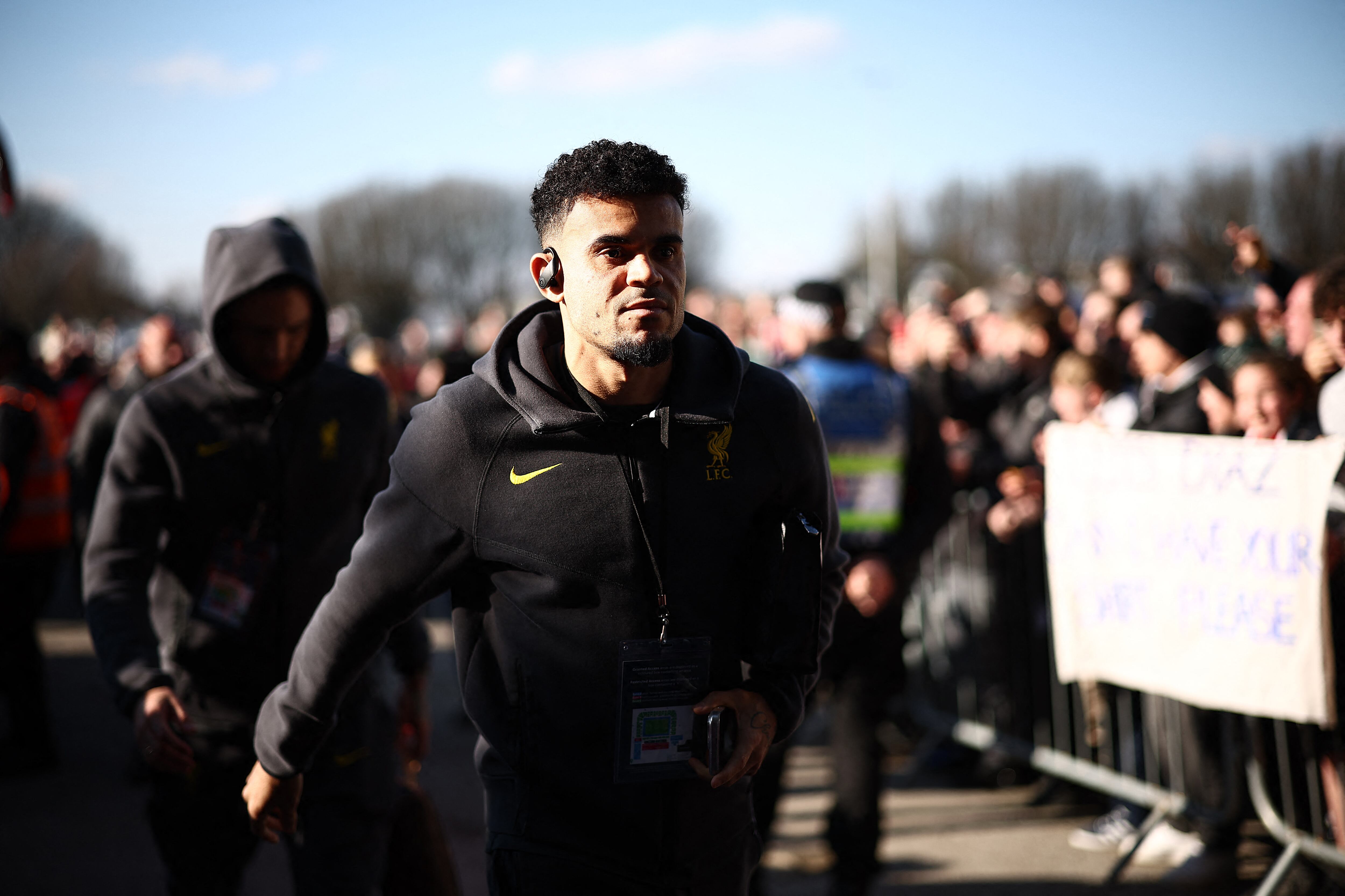 Luis Díaz jugador colombianos en 
el Liverpool