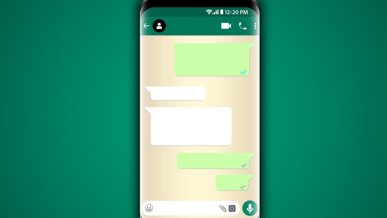 Foto de referencia sobre WhatsApp