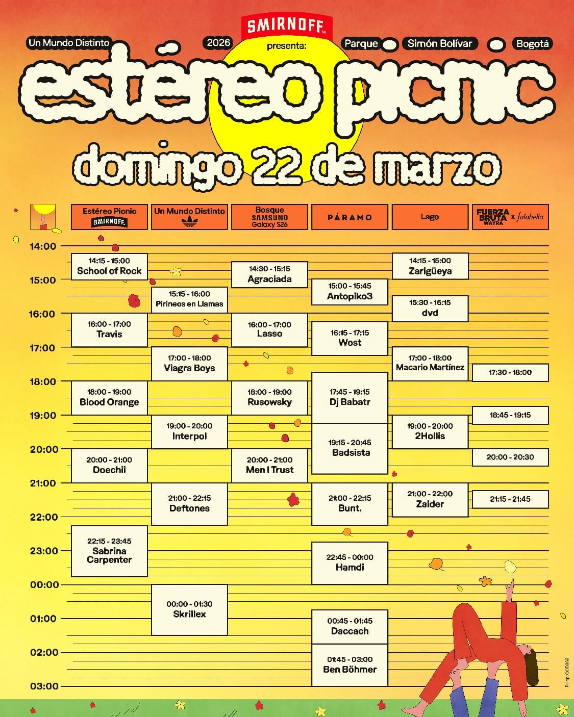 El domingo 22 pinta espectacular.