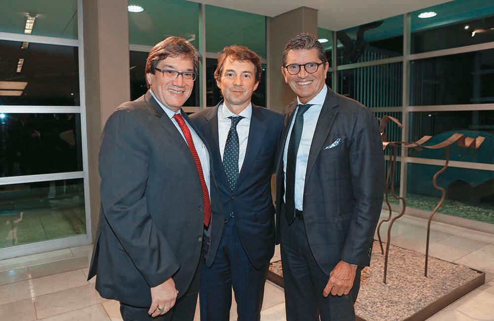 Jaime Abello, Antonio Pungiluppi y Antonio Celia. 