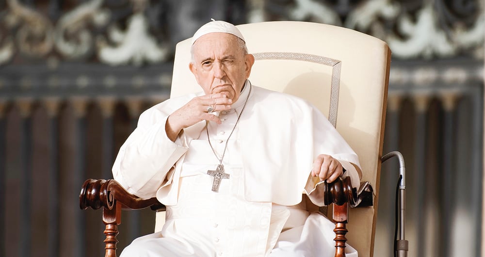 “El diablo entra por ahí”, afirmó el papa Francisco