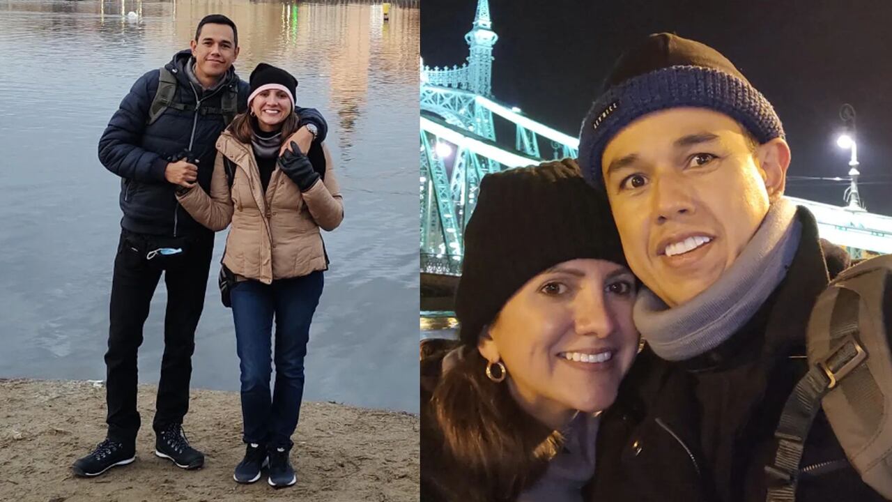 El periodista de 'Séptimo Día' se casó con su colega, a quien conoció trabajando en el mismo programa.