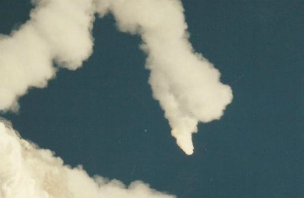 Fotografías inéditas del trasbordador Challenger 