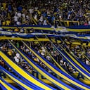 Hinchada de Boca Juniors en la Bombonera.