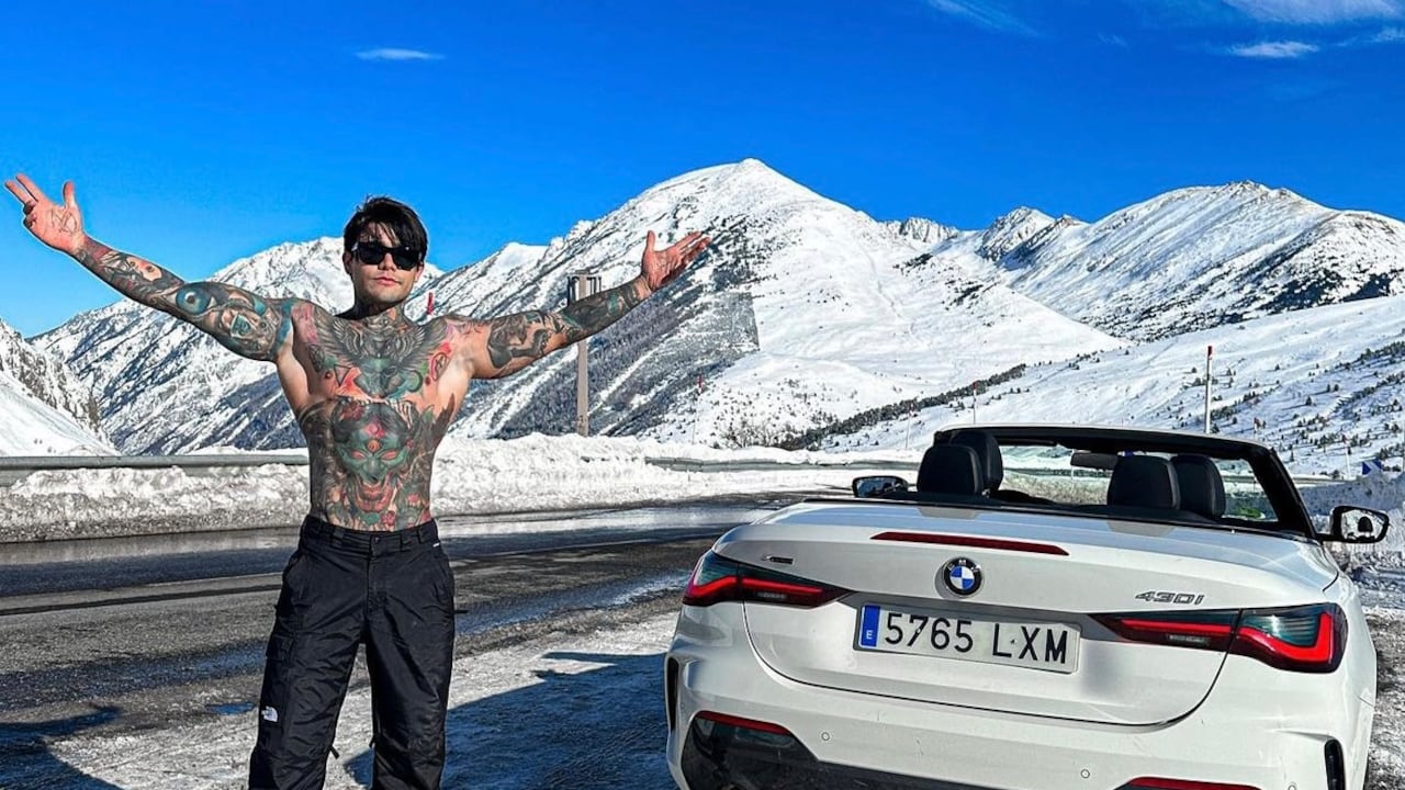 Yeferson Cossio en uno de sus viajes.