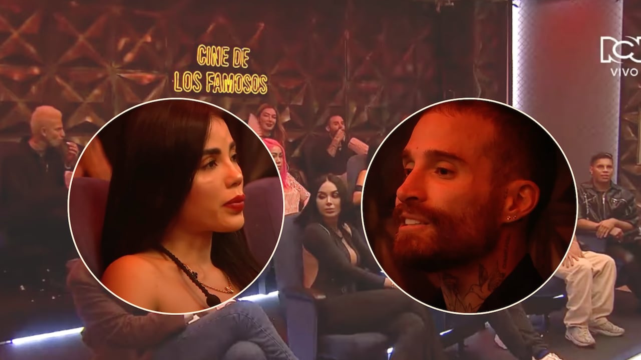 Pelea entre Mateo 'Peluche' Varela y Karina García en 'La casa de los famosos' por el cine.