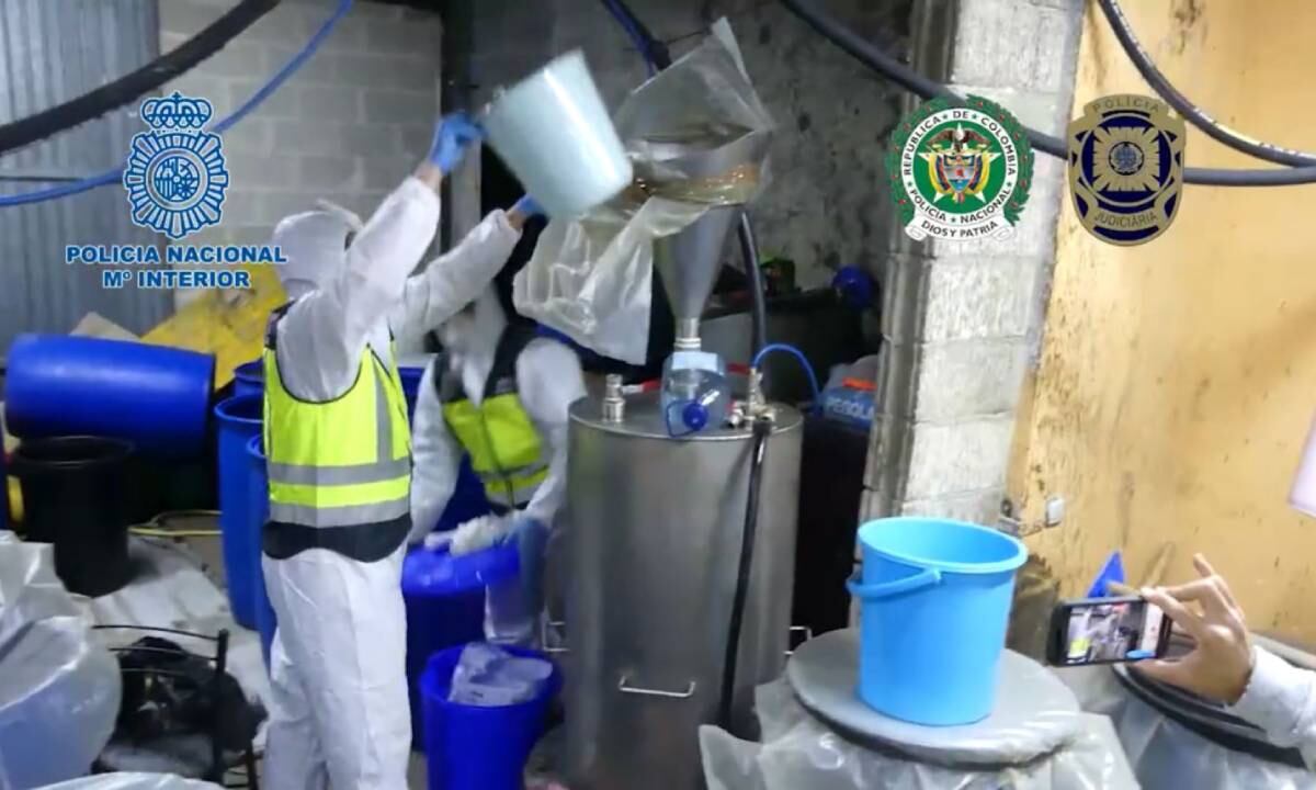 El laboratorio estaba instalado en la provincia de Pontevedra, España