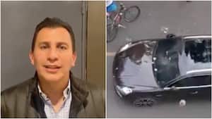 Henry Cárdenas, presidente de Fedetranscarga, aseguró que él no iba conduciendo el vehículo, sino que era su padre quien estaba al frente del volante.