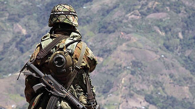 Foto de referencia de un soldado del Ejército Nacional