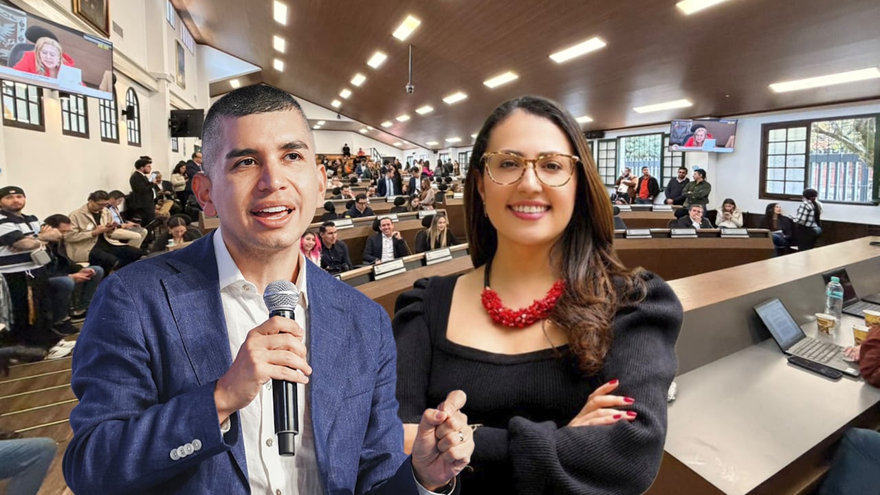 Concejo de Bogotá, Jonathan Malagón de Asobancaria, y María Alejandra Osorio directora de Acopi Bogotá