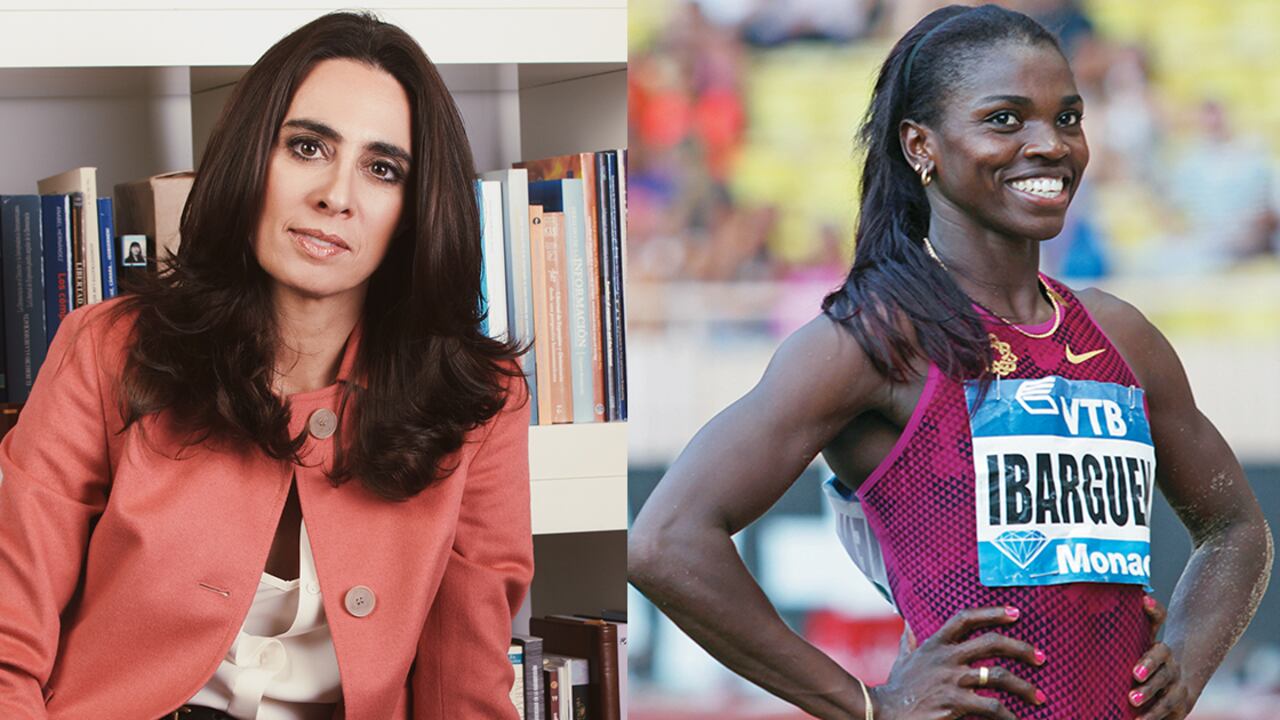 Catalina Botero Marino y Caterine Ibargüen