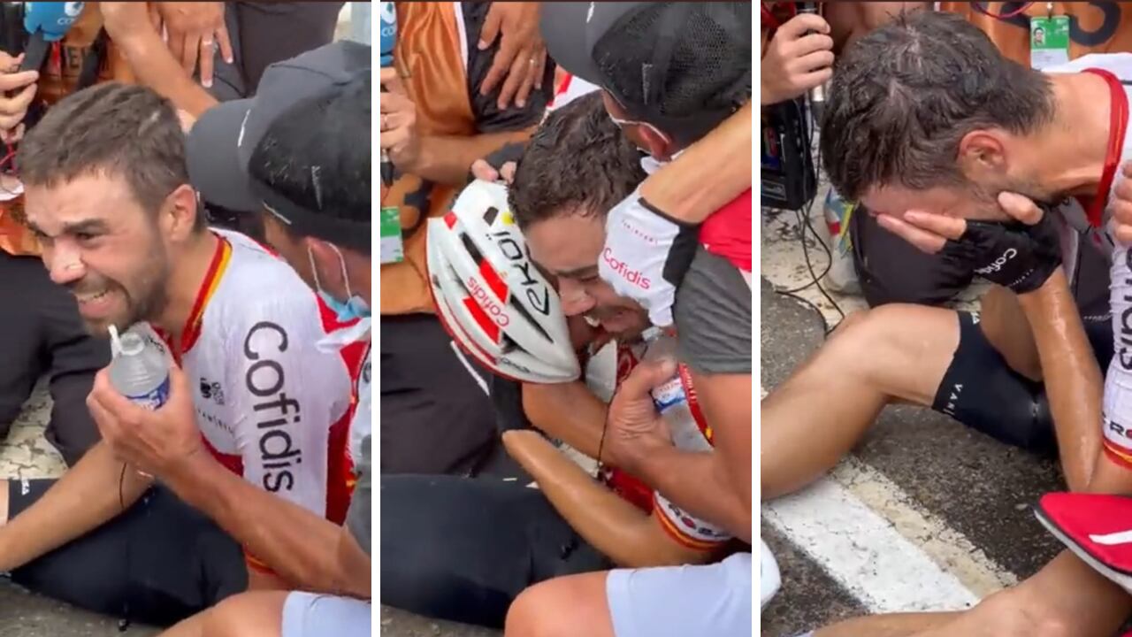 Jesús Herrada logró sentido triunfo en la etapa 7 de la Vuelta a España 2022.