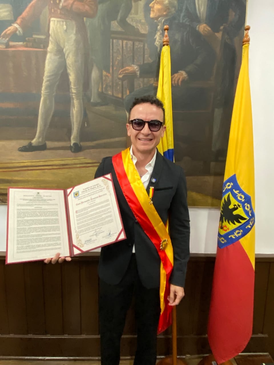 Fonseca es condecorado