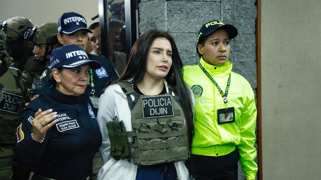En las instalaciones de la DIJIN se realizó la reseña a la excongresista Aida Merlano quien fue deportada a Colombia desde Venezuela.