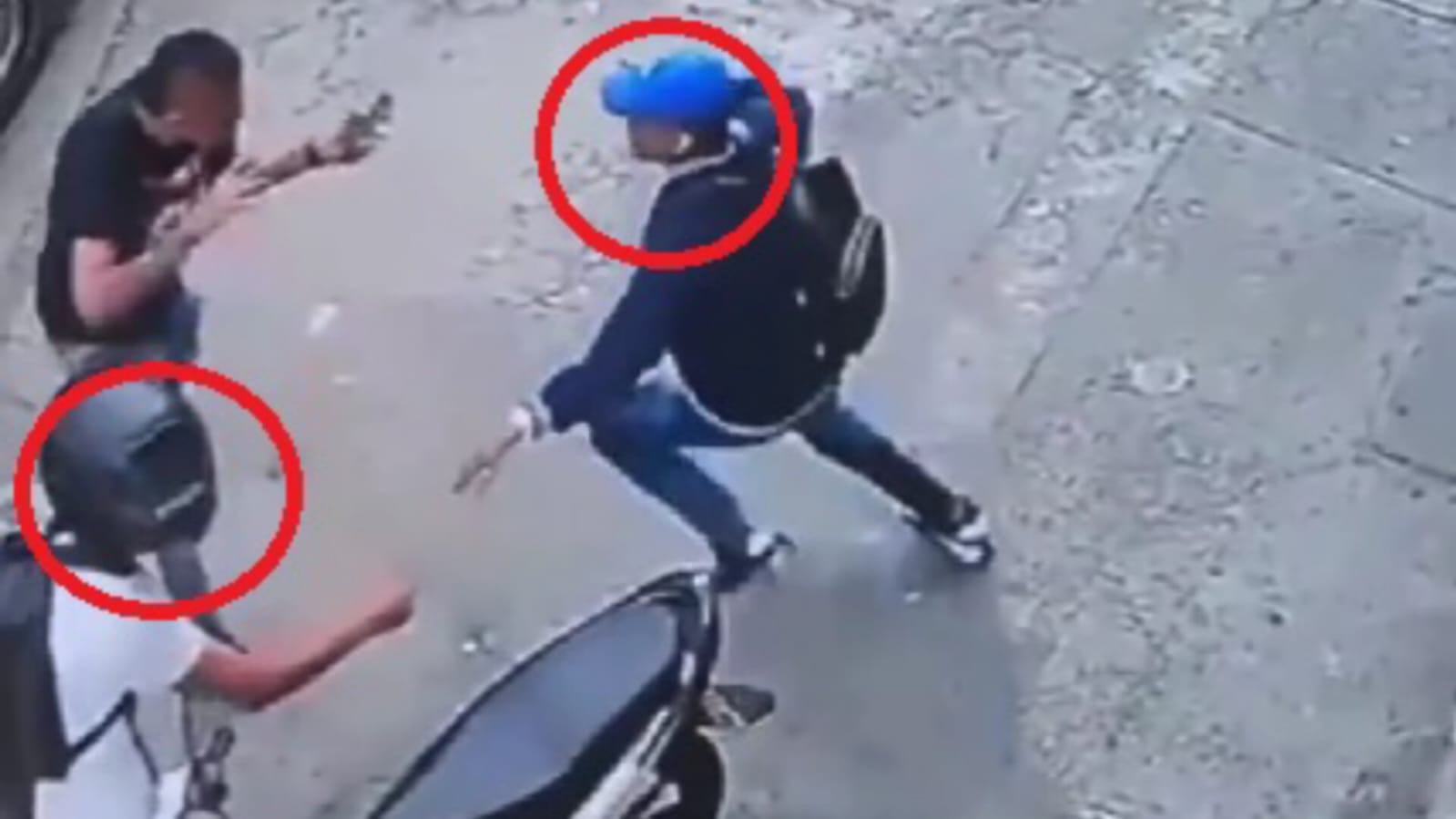 Ladrones robaron y agredieron físicamente a un hombre en el centro de Cali.