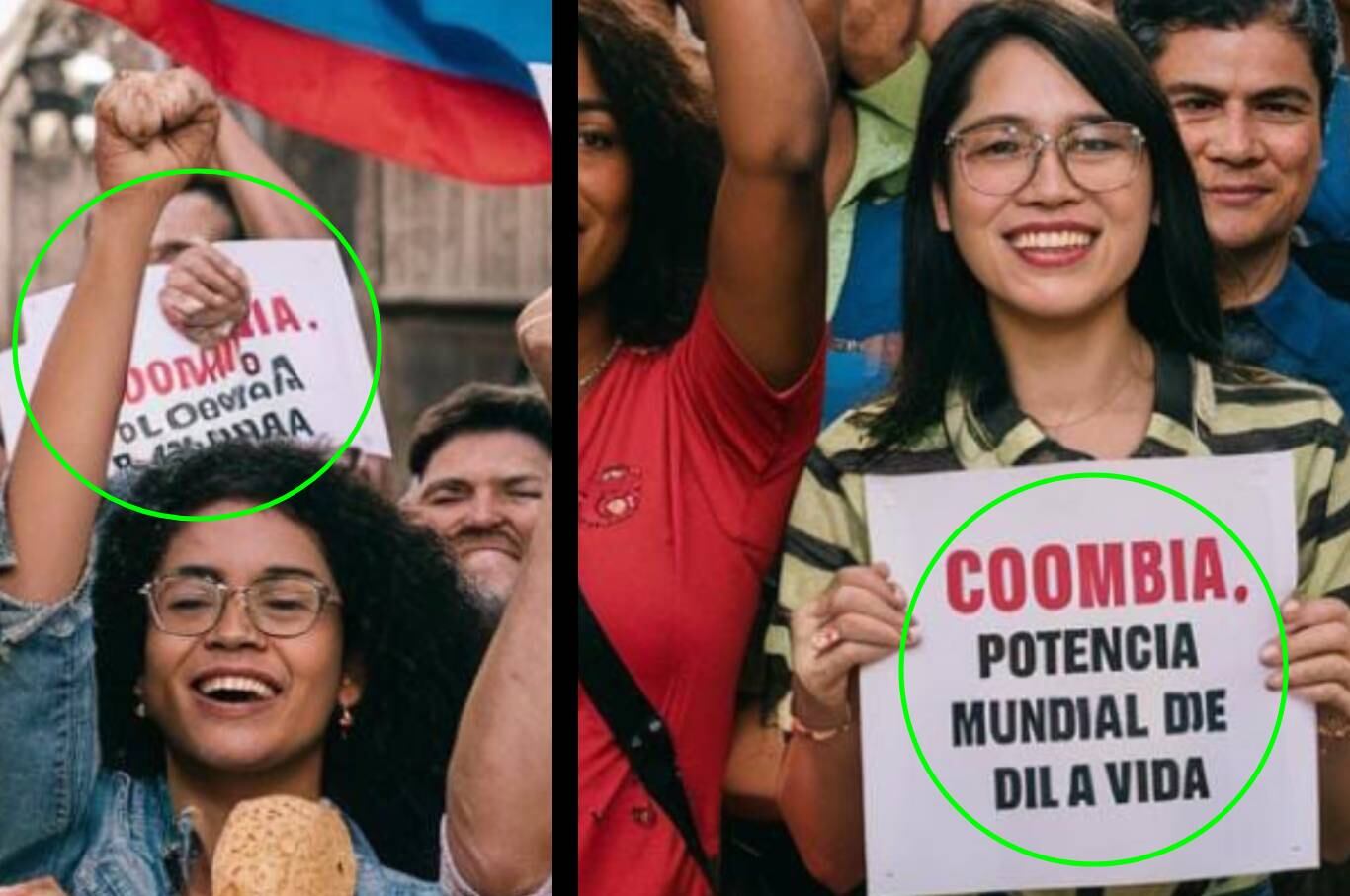 Errores en fotos creadas con IA que publicó Petro en su cuenta de X