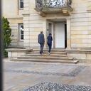 Claudia López alcaldesa de Bogotá entrando a la Casa de Nariño