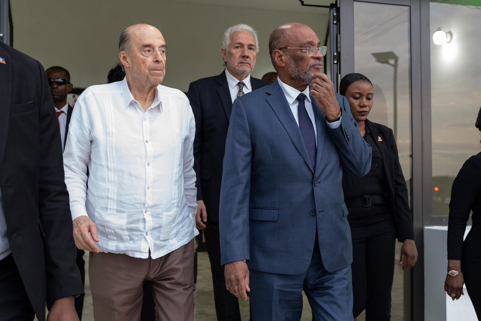 Canciller Álvaro Leyva Durán inicia agenda de trabajo en Haití