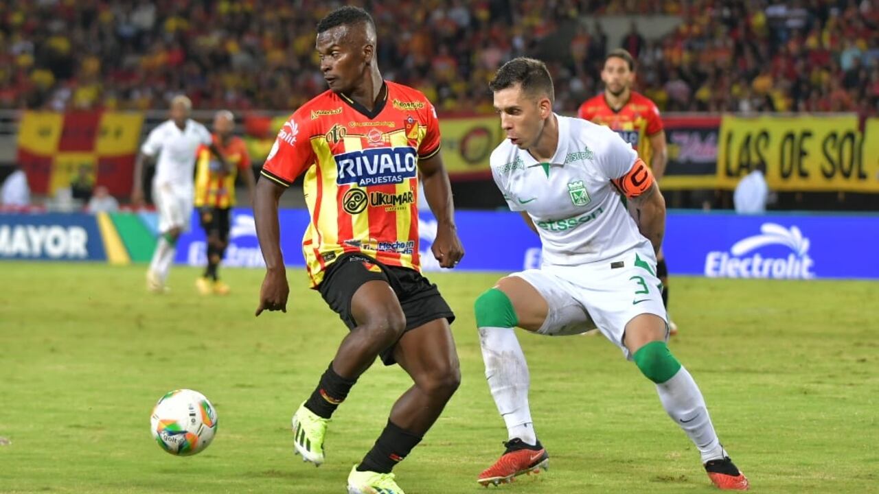 Imagen del duelo entre Pereira y Nacional, por la fecha 17 de la Liga BetPlay 2024-ll.