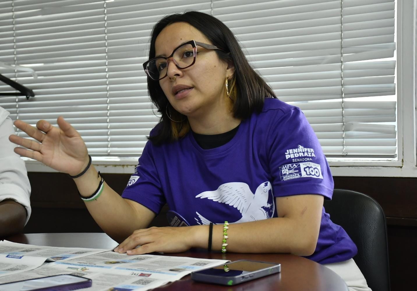 Jennifer Pedraza, representante a la Cámara por Bogotá y candidata al Senado por la coalición Ahora Colombia.