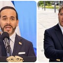El presidente Abelardo De La Espriella y el activista Josías Fiesco.