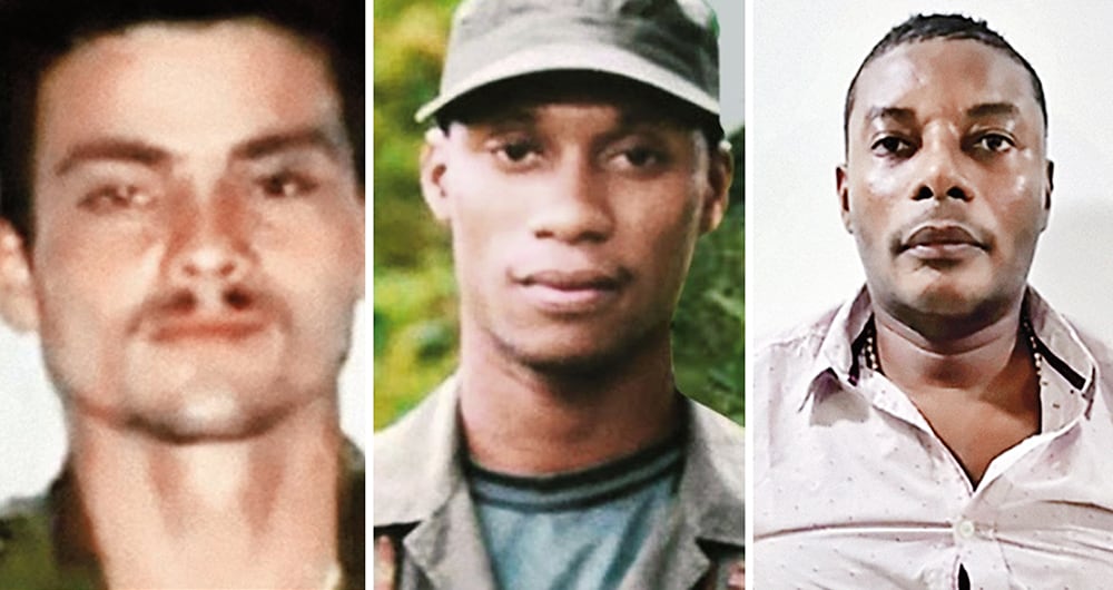 “En mi gobierno cayeron Guacho, David, Pácora, Puntilla, Otoniel, Fabián, Uriel, Monoclinton, Elefante, Iván Mordisco, Gildardo el Cucho, Rodrigo Cadete, y le puedo seguir enumerando”. Sobre el Paisa, Romaña y Santrich, dijo que “cayeron en otro lado”.