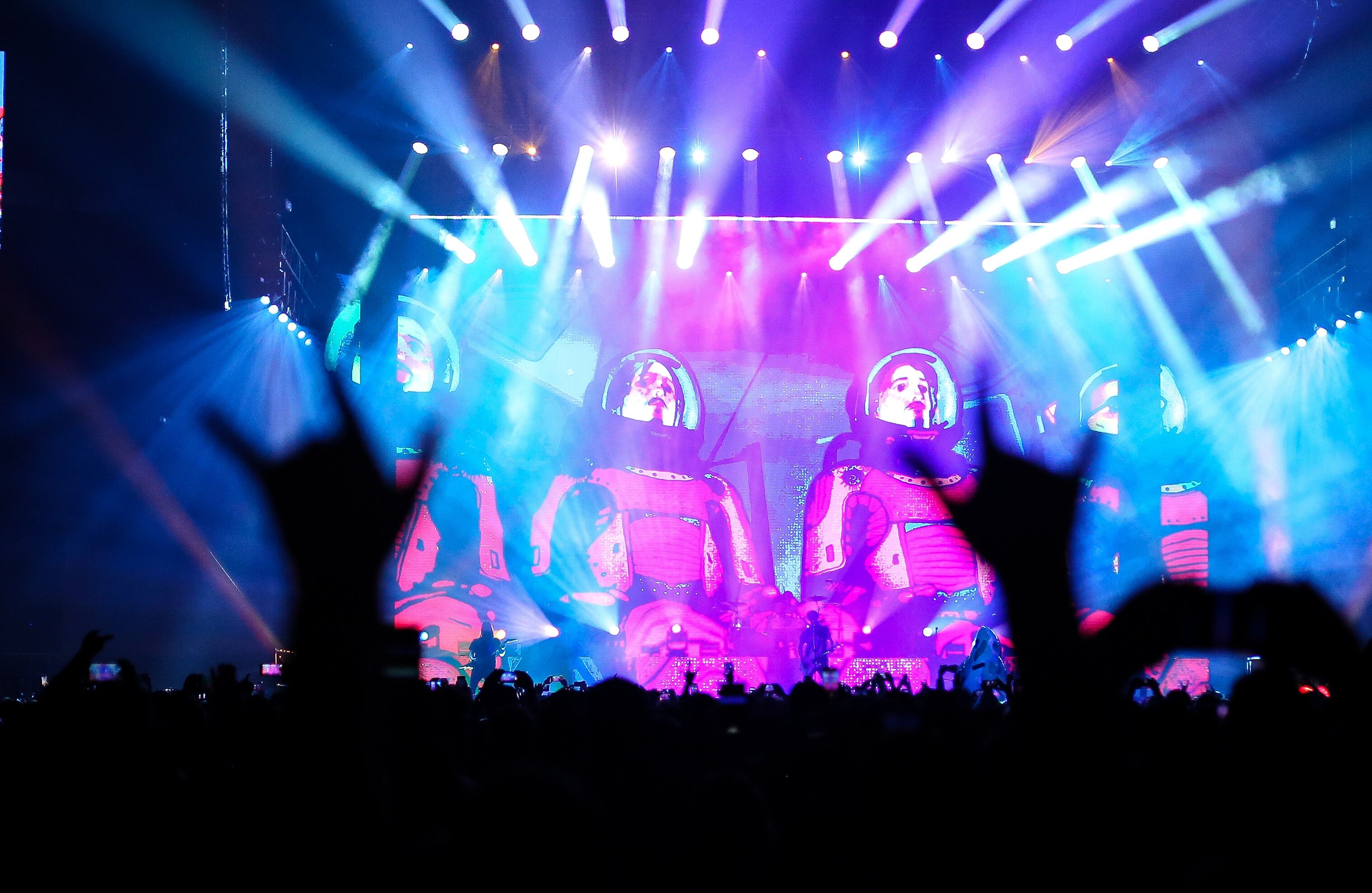 Gojira la banda francesa de death metal que se presentó en el Movistar Arena el 22 de noviembre.