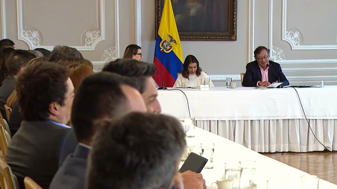 El curioso momento se dio en el evento que se desarrolló en la Casa de Nariño este miércoles, 11 de enero.