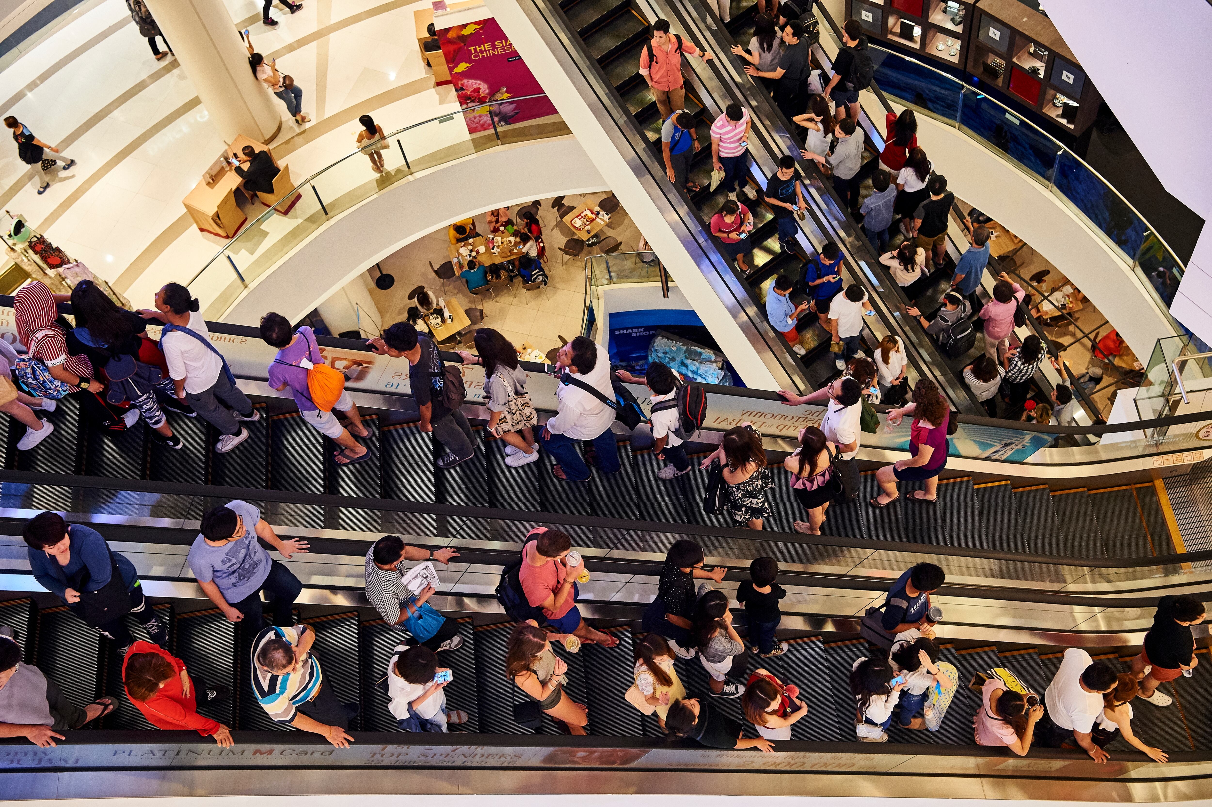 Thailand, Bangkok, Paragon shopping mall
